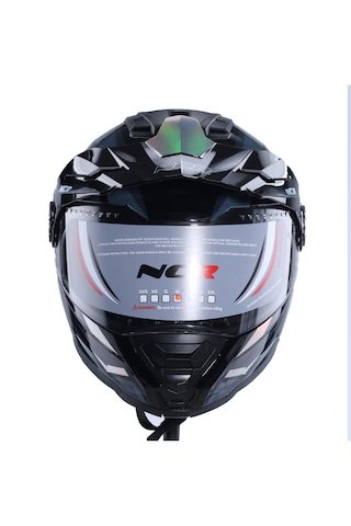 Ncr X-Cross Çene Açılır Ece-22.06 Kask Mavi Gri