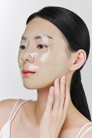 NACIFIC Green Tea Cica Collagen Gel Mask , Dolgunluk Veren Jel Maske , Hassas ve Yorgun Ciltler İçin