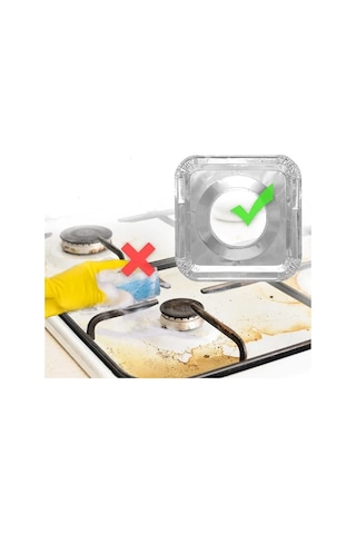 River World Ocaklar İçin Koruyucu Alüminyum Folyo 10 Adet Renkli