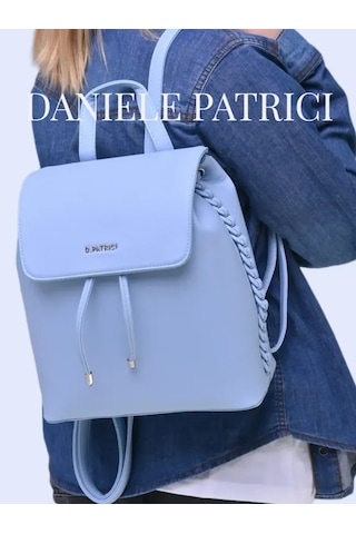 Daniele Patrici Deri Şehir Çantası A5 210533444 Açık Mavi