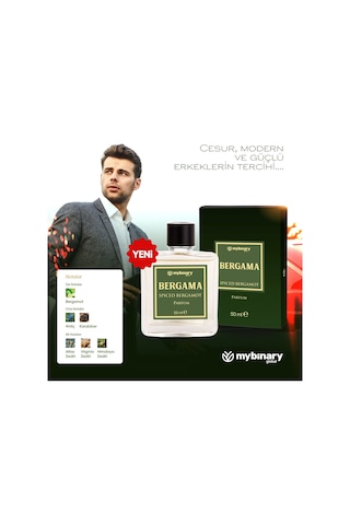 My Binary Bergama Erkek Parfüm 50ml Odunsu