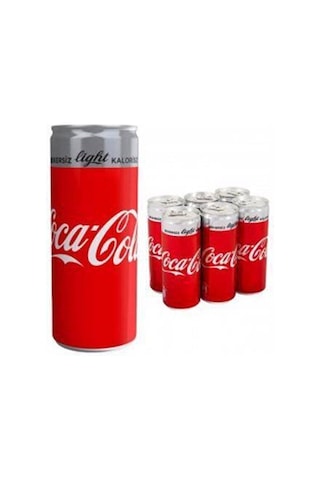 Coca Cola Light 250 Ml 6'lı
