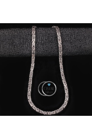 Omar Silver 925 Ayar El İşi Kral Kolye 6,60 Mm
