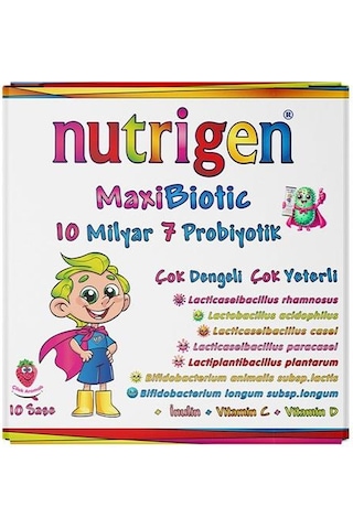Nutrigen Maxibiotic Probiyotik 10 Saşe Nutrigen Maxibiotic Probiyotik 10 Saşe