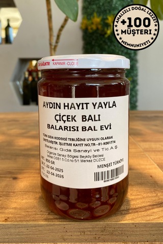 Hayıt Balı 850g Doğal Aromatik Bal Katkısız