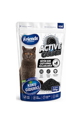 Friends Aktif Karbon Kedi Kumu Koku Giderici 250 Gr