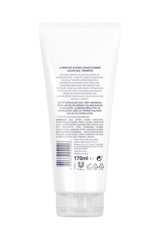 Dove 1 Dakika Uzun Saç Terapisi Süper Saç Bakım Kremi 170 ML