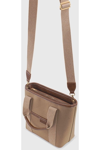 Housebags Kadın Çift Saplı Kanvas Tote Bag 246 001