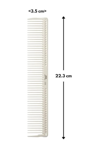 Jrl J309 22.3 Cm Antistatik Profesyonel Kesim Tarağı Beyaz