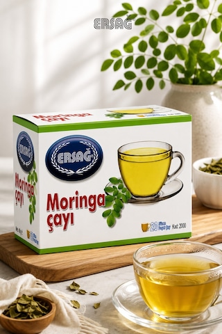 Ersağ Moringa Çayı 20 Süzen Poşet 30 G