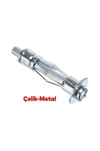 Boşluk Dübel Çelik Alçıpan Frt Tuğla Duvar Bims Paraşüt Dübeli 5x52 Metal 5 Adet Diğer