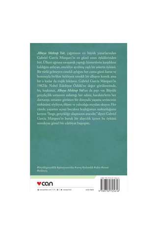 Albaya Mektup Yok - Gabriel Garcia Marquez - Can Yayınları