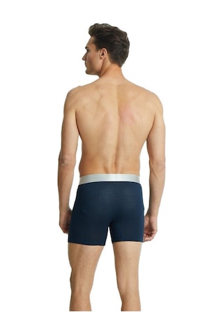 Erkek Modal Elastan Boxer Silver 9303 Lacivert