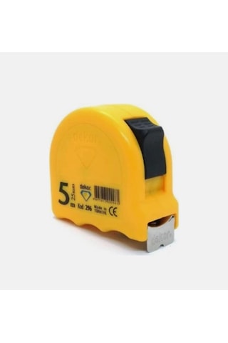 Dekor 5 Metre 25 Mm, Dekor Şerit Metre Sarı No: 296 5 M