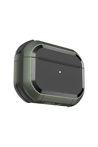 Airpods Pro 3 İle Uyumlu Armor Serisi Darbelere Karşı Ultra Güçlü Koruma Fiber Karbon Arka Tasarım Kılıf Soft H
