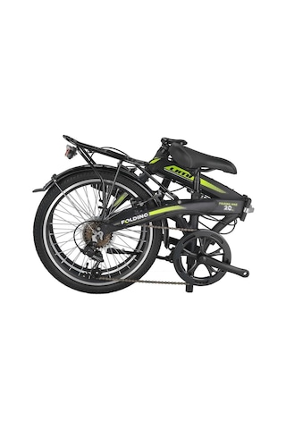 Ümit 2036 Foldıng Katlanır Bisiklet V 20 Jant 6 Vites Black Lıme Çok Renkli