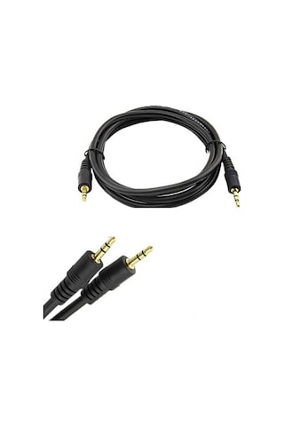 Ayt Fully G-502b 3.5 Mm Stereo Erkek Erkek 1.5 Metre Aux Kablo Teyp Ses Kablosu