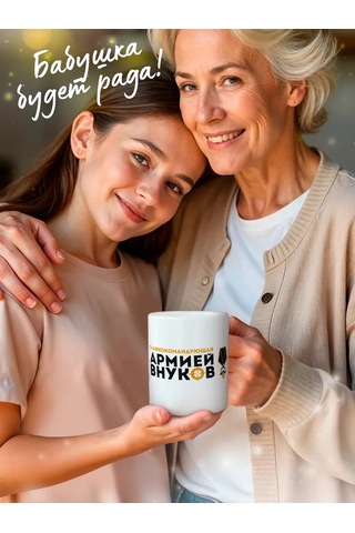 Zavernite Büyükanneye Hediye Doğum Günü Kupası 51952588 Gri