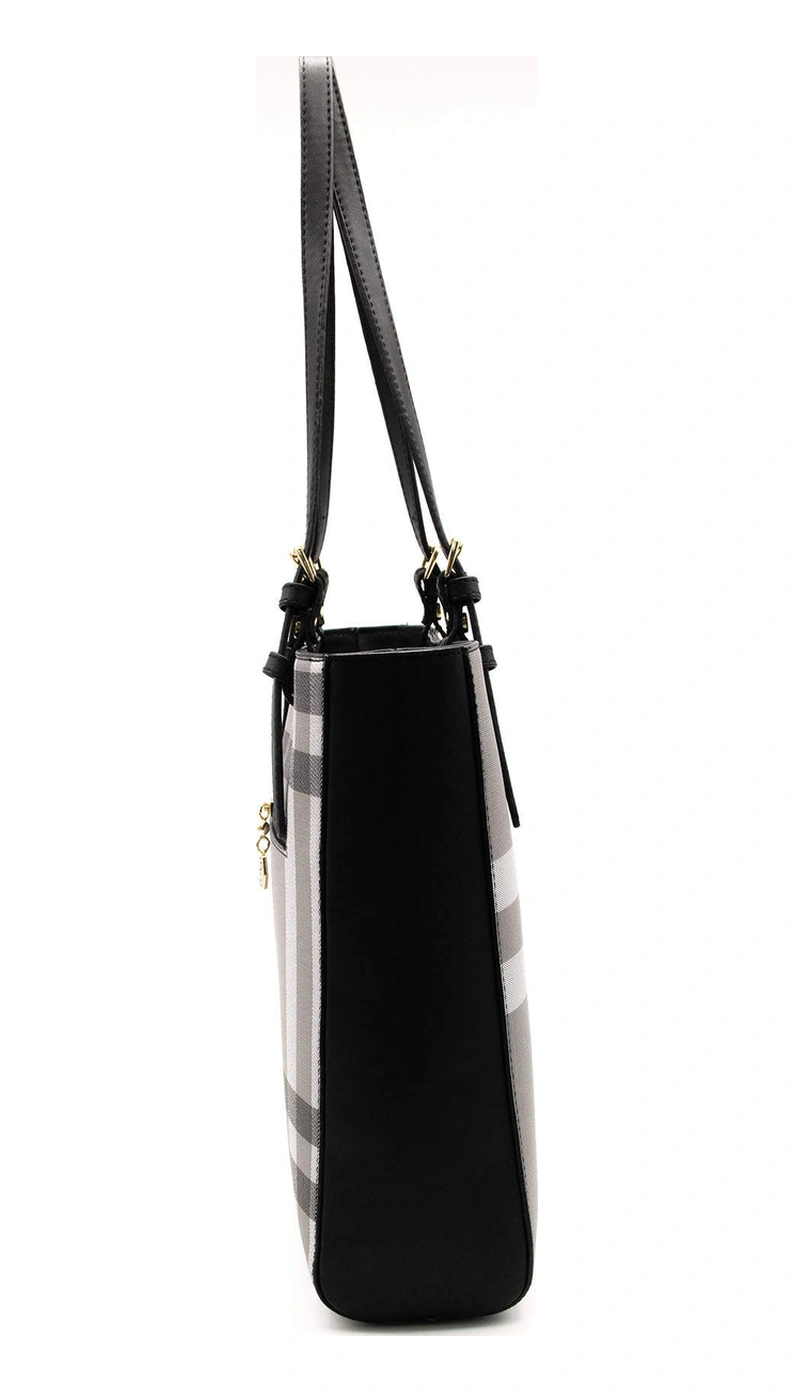 Silver Polo Kadın Omuz Çanta 1096 Gri - Siyah