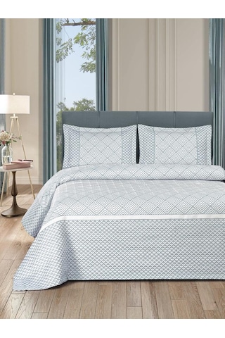 Avra Yatak Örtüsü Takımı Mürdüm