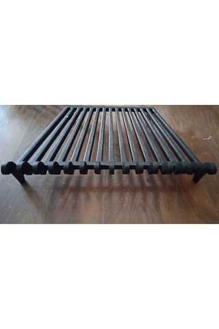 Döküm Izgara Şömine Izgarası 70 Cm X 46 Cm.X 46 Cm 15 Li Izgara Küllüklü