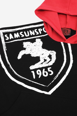 Arma Baskılı Kapüşonlu Çocuk Sweat SiYAH