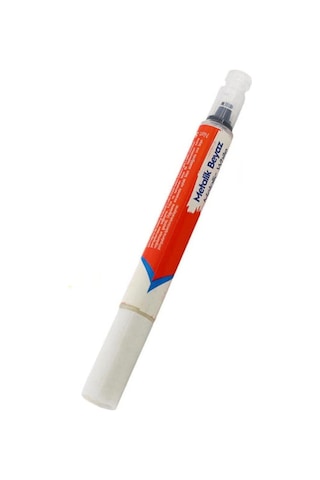 Vodaseal Fırça Uçlu Oto Rötuş Kalemi 5 Ml. - Metalik Beyaz