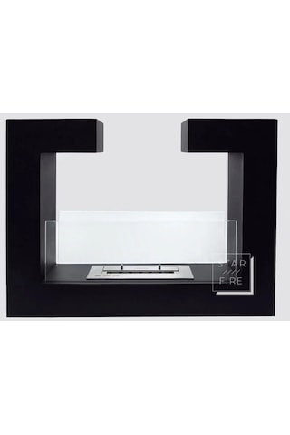 Starfire Stylish Taşınabilir Bioethanol Şömine Siyah