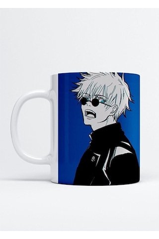 Jujutsu Kaisen Anime Baskılı Kupa Bardak Beyaz