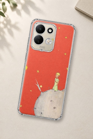 Redmi 17 4g/5g Uyumlu Küçük Prens Tasarımlı Baskılı Silikon Kılıf