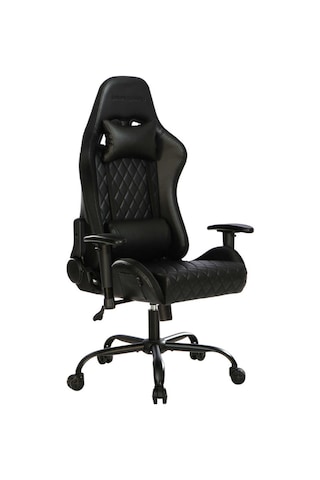 Adore Gaming Prime-x Pofesyonel Oyuncu - Siyah Suni Deri 69x119.5-130x76 Cm
