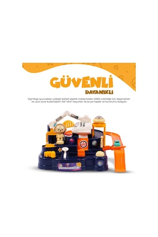 Ogi Mogi Toys 4 Düğme Kontrollü Uzay Macerası Oyun Seti