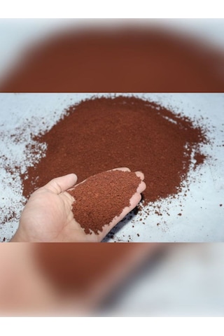 Kırmızı Ponza Taşı Volkanik Cüruf 05mm Kum 5lt Saksı Bahçe Akvaryum Teraryum Peyzaj Ponzası 100