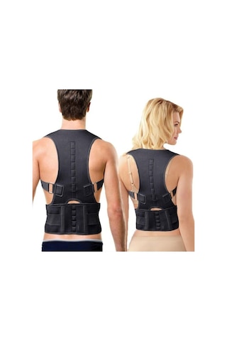 Multiflexpro Siyah Kadın Erkek Dik Duruş Kamburluk Önleyici