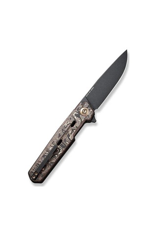 We Knife Navo Copper Foil Carbon Kamp Çakı Siyah