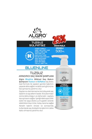 Algro Blueline Tuzsuz Saç Bakım Şampuanı 500 ML