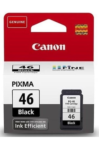 Canon PG-46 9059B001 Mürekkep Kartuş Siyah Canon PG-46 9059B001 Mürekkep Kartuş Siyah
