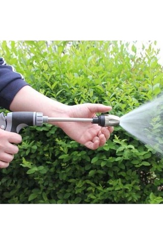 Novahub Çinko Alaşımlı Bahçe Hortumu Metal Püskürtücü, Yüksek Basınçlı, Ağır Hizmet, Kullanışlı Ve Dayanıklı