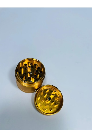 Çelik TutunÖğütücü 4Kademeli Paslanmaz Grinder GoldRenk//40mm