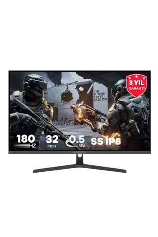 Fazeon X32F180Q 31.5" 0.5 Ms 180 Hz Fast IPS QHD RGB Gaming Monitor