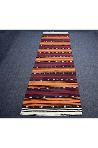 Zehra Abla Halı Yeni El Dokuma Şaheser Nadir Sivas Yolluk Yün Kilim 7023 Çok Renkli