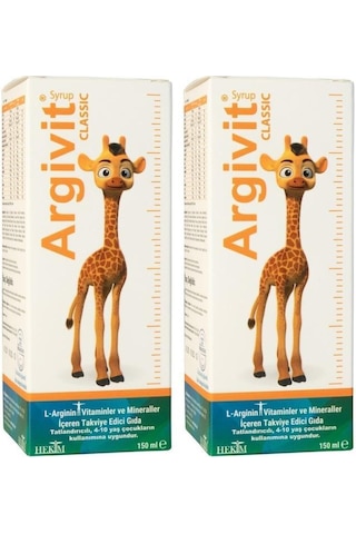 Argivit Multivitamin Şurup 2 x 150 ML