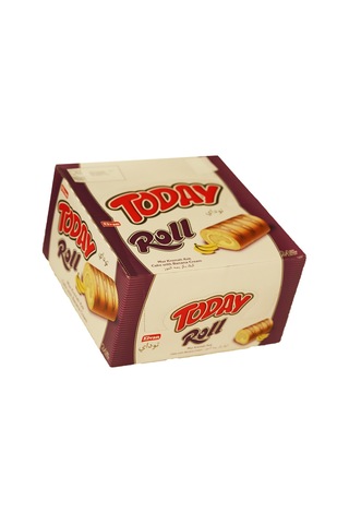 Today Swiss Roll Muz Kremalı Kek 35 Gr 24 Adet (1 Kutu)