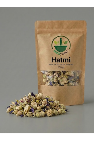 Hatmi Hatmi Çiçeği Gülhatmi Kurutulmuş Bitki Çayı 100 G Doğal
