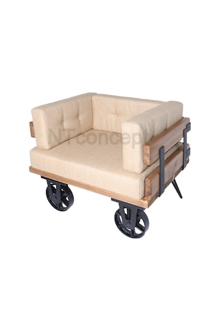 Ntconcept Ntconcept Masif Ağaç Loft Koltuk (353417912)