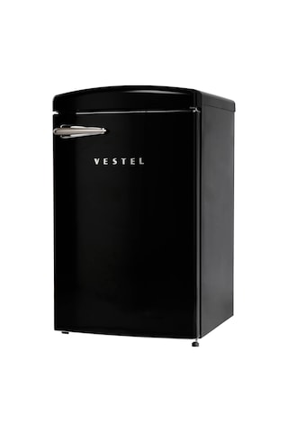 Vestel Retro SB14111 122 L Statik Buzdolabı Siyah
