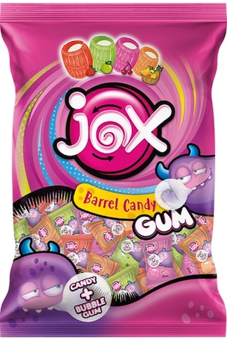 Jox Gum Bonbon Meyve Aromalı Sakız Dolgulu Bonbon Şeker 200 x 5 G