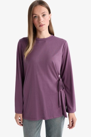 Defacto Regular Fit Modal Uzun Kollu Tunik G0305ax25aupr79 Mor