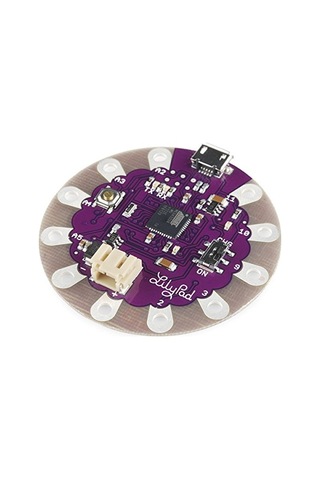 Lilypad Geliştirme Ana Kurulu - E -textil Ve Giyilebilir Gümüş Dolar Boyut Arduino