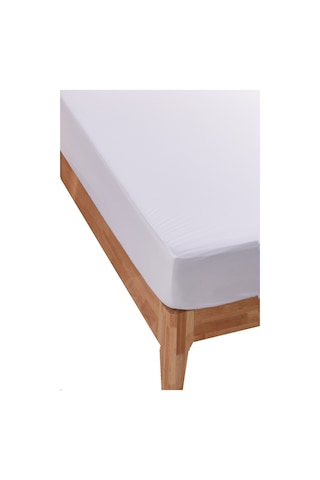 Altın Karma 150x200 Cm Fitted Alez Tek Kişilik Sıvı Geçirmez Micro Kumaş Beyaz